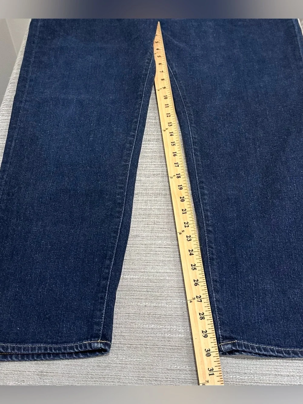Polo Ralph Lauren Men's Dark Indigo Blue Denim Jeans Authentic Size 44x32
